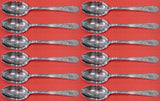 Mary II by Lunt Sterling Silver Teaspoon Set of 12 pcs 6"