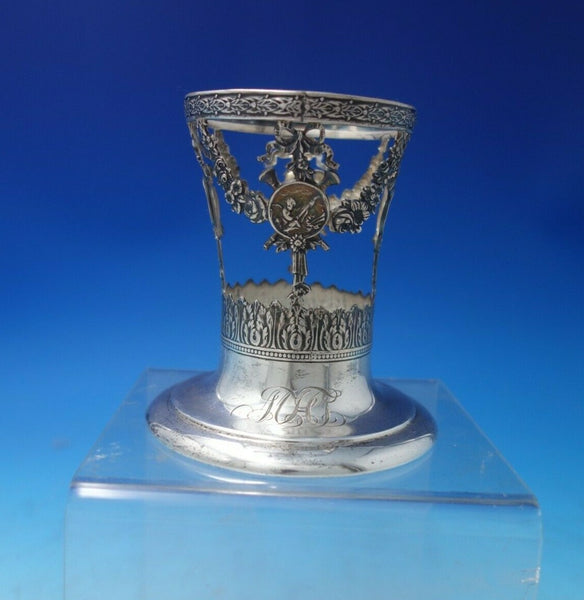 Cupid by Black Starr and Frost Sterling Silver Vase Holder #2828 (#5376)