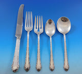 Chased Romantique by Alvin Sterling Silver Flatware Set for 6 Service 30 pcs
