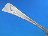 Lap Over Edge Acid Etched by Tiffany Sterling Regular Fork Lily of the Valley
