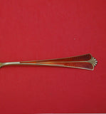 Town Hall by David Andersen Sterling Salad Serving Fork Vermeil w/ Red Enamel