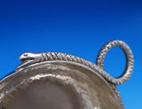 Tane Mexican Sterling Silver Dip Dish / Salsa Pair Snake Handle Hammered (#7990)
