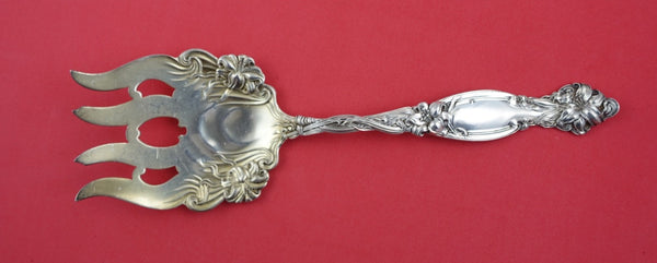 Frontenac By International Sterling Silver Fish Serving Fork GW w/bar 8 3/4"