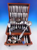 Grandbourg by Christofle Silverplate Flatware Set for 12 Service 129 Pieces