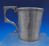Tifft and Whiting Coin Silver Baby Child's Cup Mug Engine Turned #2 (#8867)