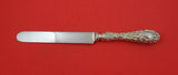Rose by Stieff Sterling Silver Dinner Knife blunt SP blade w/ cartouche 9 7/8"