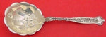 Dresden by Whiting Sterling Silver Berry Spoon Fancy Gold Washed 8 3/4"