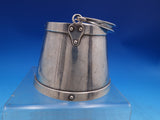 Gorham Sterling Silver Milk Pail faux Wood finish Swing Handle c1872 (#7428)