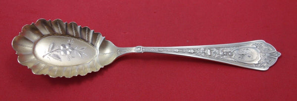 Cleopatra by Schulz and Fischer Sterling Silver Sugar Spoon GW BC Fluted Flowers
