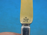 Lap Over Edge Acid Etched by Tiffany Sterling Dessert Knife GW HHAS w/ Apples