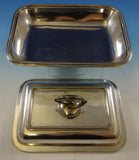 Bead by Walker & Hall Sterling Silver Covered Vegetable Dish & Extra Cover #2645