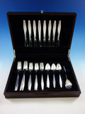 Diamond by Reed and Barton Sterling Silver Flatware Set Service 33 Pcs Modern