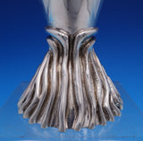 Tane Mexican Sterling Silver Candlestick Pair 5 1/4" x 4" Mid-Century (#7674)