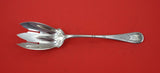 King William Engraved by Tiffany and Co Sterling Salad Serving Fork 10 1/2"