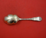 Renaissance by Dominick and Haff Sterling Silver Berry Spoon Gold Washed 7 3/4"