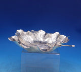 Buccellati Gianamaria Italian Sterling Silver Dish Maple Leaf 7 Point Box #7026