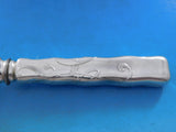 Lap Over Acid Etched by Tiffany Sterling Silver Dinner Knife Blunt Waves 10 1/2"