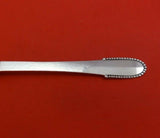 Beaded by Georg Jensen Sterling Silver Pastry Fork with 1 Wide Tine 5 5/8" New