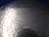 H.A. English Silverplate Biscuit Box Bun Warmer Pierced Engraved (#6002)