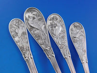Japanese by Tiffany Sterling Silver Flatware Set 12 Service 72 pc Birds Audubon