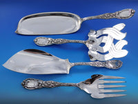 Chrysanthemum Tiffany Sterling Silver Flatware Set Service 255 pcs Fitted Chest