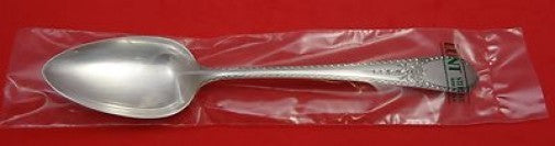 Early American Engraved by Lunt Sterling Silver Serving Spoon 8 5/8" New
