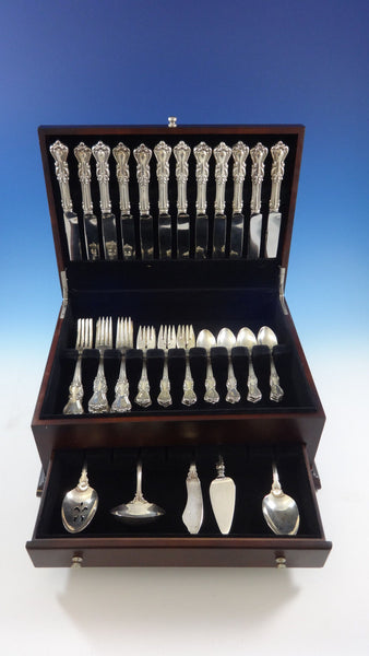 Marlborough by Reed & Barton Sterling Silver Dinner Flatware Set Service 53 Pcs