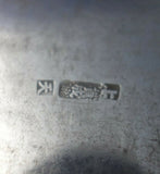 Chinese Sterling Silver Serving Plate with Chrysanthemum Bird Dragonfly (#6194)