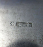 Chinese Sterling Silver Serving Plate with Chrysanthemum Bird Dragonfly (#6194)
