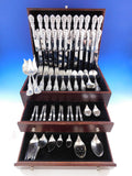 Burgundy by Reed & Barton Sterling Silver Flatware Set 12 Service 129 Pcs Dinner