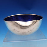 Elsa Peretti by Tiffany and Co Sterling Silver Thumbprint Bowl Blue (#8552)
