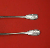 Suffren by Puiforcat French Sterling Silver Salad Serving Set 2pc Orig 10 1/4"