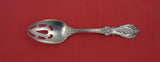 Francis I old by Reed and Barton Sterling Pierced Serving Spoon open end 8 3/8"