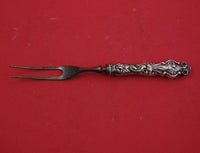 Irian by Wallace Sterling Silver Steak Carving Fork 8 5/8" Serving Silverware