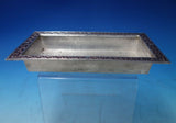 India Sterling Silver Dish Etruscan Style Enameled Hammered 10.3 ozt. (#5472)