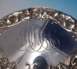 Peony by Wallace Sterling Silver Hand Mirror #1900 9 1/4" x 5" (#5203)