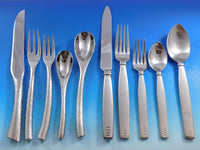 Designer Mixed Stainless Steel Flatware Set #5 Service 44 Pieces Modern Unused