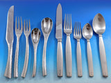 Designer Mixed Stainless Steel Flatware Set #5 Service 44 Pieces Modern Unused
