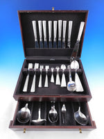 Champagne by Orla Vagn Mogensen Danish Sterling Silver Flatware Set 71 pieces