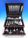 Champagne by Orla Vagn Mogensen Danish Sterling Silver Flatware Set 71 pieces