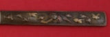 Kozuka by Unknown Mixed Metals Regular Knife Japanese Motif w/ Birds SP Blade 9"