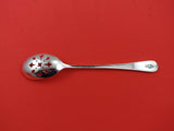Pine Tree by International Sterling Silver Olive Spoon pierced original  6 1/8"