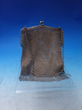 Sterling Silver Mesh Purse circa 1900 4 troy ounces 5" x 4 3/4" (#6172)