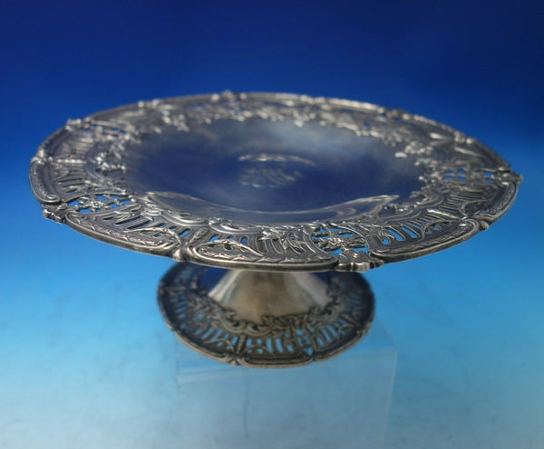 Black Starr and Frost Sterling Silver Compote Raised #163/6412 4" x 10" (#5746)