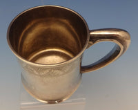 Unknown San Francisco Reichal Sterling Silver Baby Cup Brite-Cut Border (#0629)