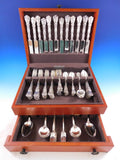 Iris by Durgin Sterling Silver Flatware Set Service Art Nouveau 98 Pieces Dinner