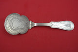 Dutch Silver by Various Makers .833 Silver Tomato Server Fancy Bright Cut 8 1/2"