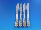 Florentine Lace Reed & Barton Sterling Silver Butter Spreader HH Modern Set of 8