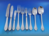 Trifid by Wall Wilson English Sterling Silver Flatware Set 12 Dinner 108 pieces