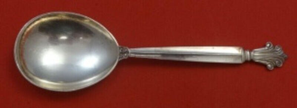 Acanthus by Georg Jensen Sterling Silver Berry Spoon 8 1/8" Serving Silverware